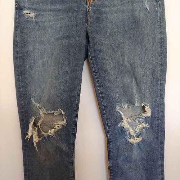 AGOLDE Sophie Distressed High Rise Skinny Crop size 29 - Picture 3 of 15